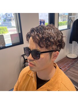 グリット オオサカ(GRIT osaka) 波巻きスパイラルパーマメンズマッシュパーマツイストパーマ
