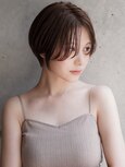 ショートカット×ひし形ショートボブ×前髪あり20代30代40代 s03