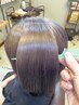 【最上級コース♪】cut+カラー+トリートメント+大人髪質改善+炭酸ヘッドスパ