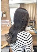 黒髪/グレージュ/ミルクティーベージュ/髪質改善【難波】