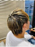メンズハイライトショートレイヤー＠20代30代40代50代