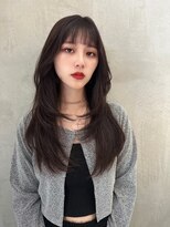 ロンド メリー 大宮(Lond merry) ワイドバングイメチェン美髪外ハネボブ+レイヤーカット韓国/大宮