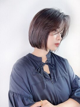 ボヌール 西宮北口(Bonheur) 【西宮北口】ぱつっとラインで首元すっきり小顔ボブ