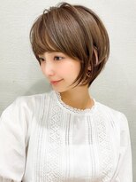 アフロート エル 錦糸町(AFLOAT L)&nbsp;30代40代大人かわいい前髪ありの前下がりショートで絶壁解消！