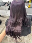 M黒髪小顔ヘアオリーブグレー艶髪クラゲヘアーココアベージュ