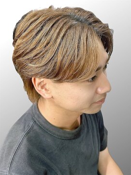 アノ(Ano.) 大分20代30代ニュアンスパーマセンターパートハイトーン