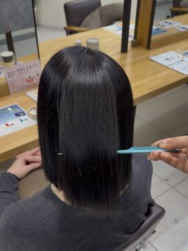 黒髪/クラゲヘアー/オリーブグレー/小顔/ココアベージュ/佐倉