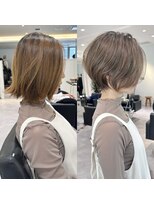 バンプ ギンザ(BUMP GINZA) 30代40代50代ショート白髪ぼかし銀座丸みくびれ井