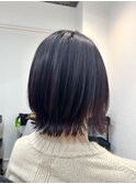 ◇ココアベージュ小顔オリーブグレークラゲヘアーショート[船橋]