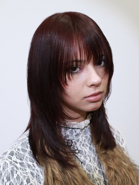 ピークアブー 原宿ハラカド(PEEK-A-BOO) 海外風レイヤーセミロングミディアムヘアハッシュカット