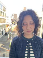 ビハインドザカーテン(BEHIND THE CURTAIN)&nbsp;レイヤーミディウルフパーマ×外国人風くせ毛パーマ