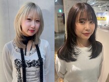 【ブリーチ指名Ｎo.1】ブリーチ・透明感カラー・レイヤーカットで今っぽく雰囲気を変えたい方は池崎指名＊
