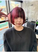 【人気♪】赤と黒のデザインカラー!!ダメージレスケアブリーチ