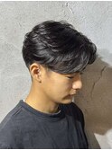 MEN’S/リバースセンターパート/ニュアンスパーマ/高崎