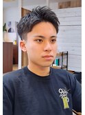ショート　メンズショート　ツーブロックスタイル