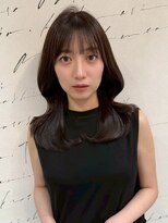 エトワ 中央店(etoi)&nbsp;大分ハッシュカット胸上鎖骨下ミディアムレイヤースタイルかるめ
