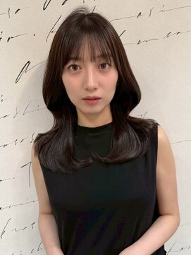 エトワ 中央店(etoi) 大分ハッシュカット胸上鎖骨下ミディアムレイヤースタイルかるめ