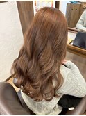 ハイライトバレイヤージュダブルカラーケアブリーチ20代30代