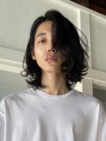 ネロ ヘアアンドライフストア 渋谷(NERO HAIR AND LIFESTORE)&nbsp;メンズ　ミディアムニュアンスパーマ