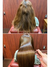 ラヴィソン ヘアー(RAVISSANT HAIR)&nbsp;【名古屋・栄】広がるクセを自然なツヤ髪へ｜縮毛矯正×髪質改善