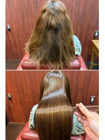 ラヴィソン ヘアー(RAVISSANT HAIR) 【名古屋・栄】広がるクセを自然なツヤ髪へ|縮毛矯正×髪質改善