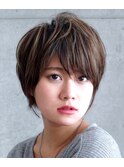 シンプル小顔ショート