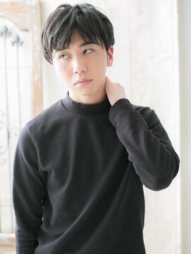 グルーミングサロン バーバー キャッスル 北浦和西口(Grooming salon Barber Castle) マットな質感◎黒髪マッシュショートb