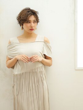 マフェ(mahae) 大人色っぽショートボブ×オリージュvol.2