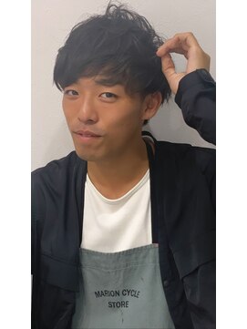 キンヘアストア(KIN hair store) **men's rough short**山田拓也