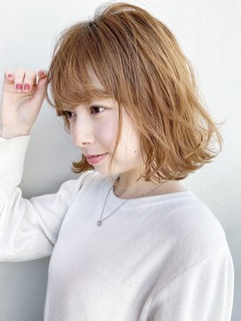 アイティー バイ アルバム 浦和店(IT by ALBUM) ウェーブボブウェーブボブ_ハイライトカラー_67369