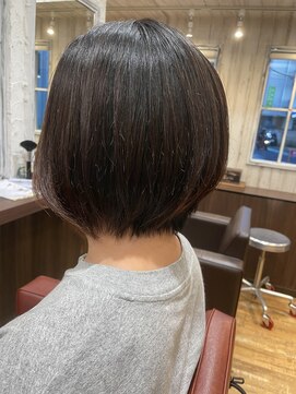 アムール 二子玉川(Amour) 縮毛矯正/ボブショート/小顔補正立体感カット/ボブウルフ
