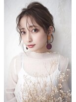 グランアージュ 柏西口店(grandage)&nbsp;ゆるふわアレンジ お団子 シニヨンアレンジ 二次会 結婚式 柏 k2