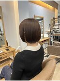フィット感たっぷりのミニボブ