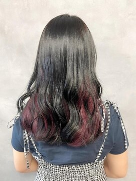 バブルス 所沢店(BUBBLES) インナーカシスカラー