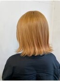 大人可愛い20代30代40代小顔ワンサイドショートボブ丸み前下がり