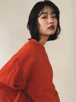 ウェルク(welc) イメチェンスタイルハッシュカット似合わせカットレッドブラウン