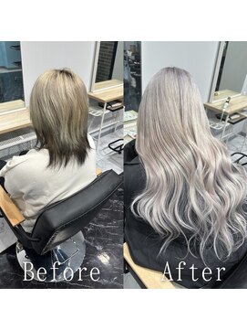 あるじゃんすー さいたま店 ピンクシルバー#シールエクステ#韓国#レイヤーロング#大宮