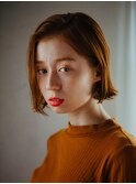 外ハネクラシカルなワンレンボブ/20代/30代/40代/ハレマチ通り