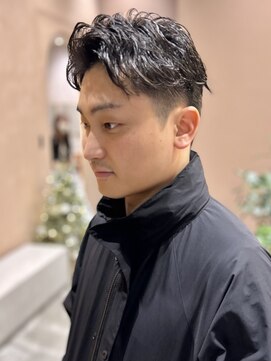 ガーデンヨコハマエスト(GARDEN YOKOHAMA est) ニュアンスパーマ　ショート　毛流れ