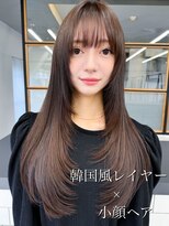 小顔似合わせカットくびレイヤーエモージュ大人可愛い