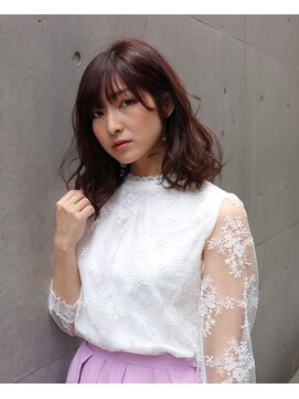 ルルディ バイ アフロディーテ銀座(luludi by APHRODITE) メルティカラー/フェミニンロング/ウェーブミディアム/銀座