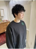 マッシュパーマショートパーマスパイラルパーマボーイッシュ女子