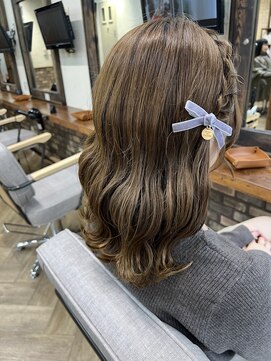 シュリット(schritt) 推し活★編み込みハーフツイン　　渋谷ヘアセットSERA