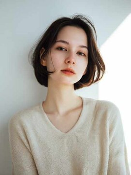 トクテ 吉祥寺(tokute) くびレイヤーエモージュグレージュカラーくびれショート/吉祥寺