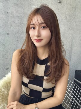 ボンドストーリーノヴァ(Bond Story nova) 透け感シースルーバング大人レイヤー