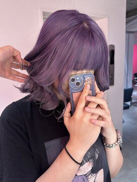 ダズリングディア(Dazzling Deer) パープル／大人ボブ／暗めカラー