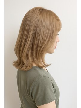 ミー 岡崎(mii) miiハニーベージュ[岡崎/稲熊/ブリーチ/デザインカラー]