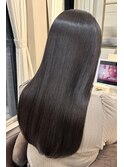 柔らかくしなやかな髪質改善ストレート