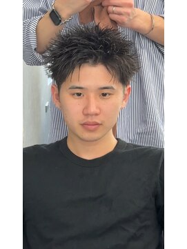 ラフアクティブアップバングショート