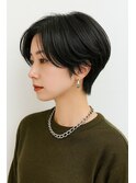 ショートカット・レイヤーカット×白髪ぼかし